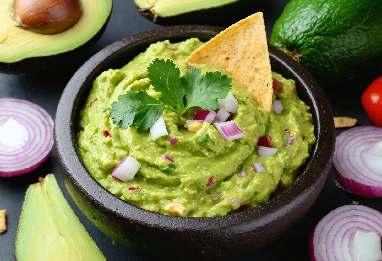 Restaurant-Quality Guacamole with Smashed Aromatics