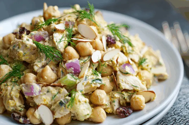 Easy Chickpea Chicken Salad