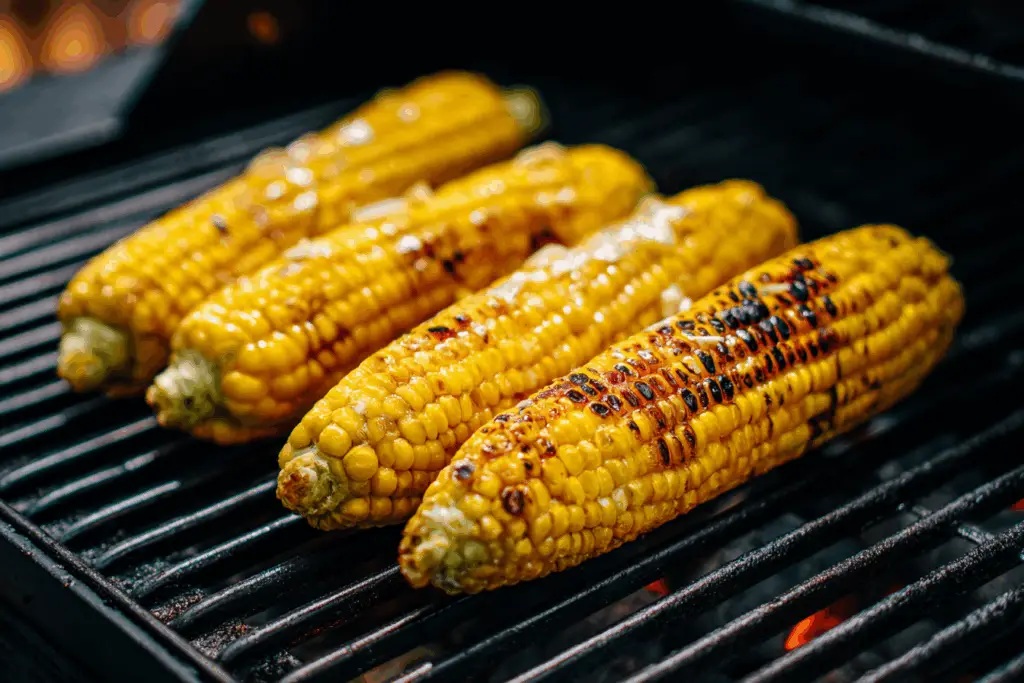 Perfect Grilled Corn with Garlic Butter