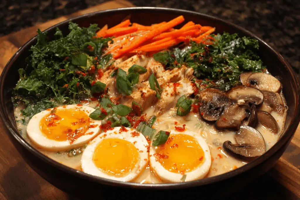 Restaurant-Style Tonkotsu Ramen Bowl