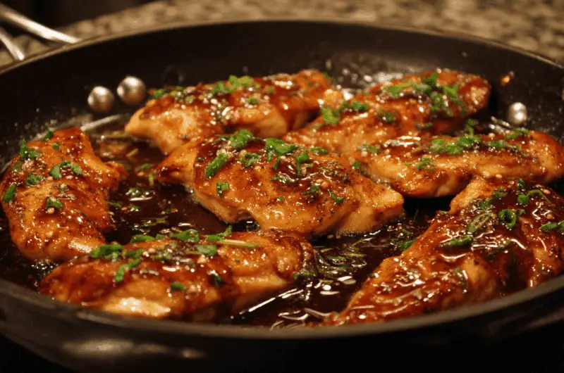 Sticky Honey Garlic Chicken