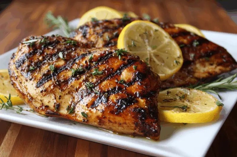 The Ultimate Juicy Grilled Chicken Breasts