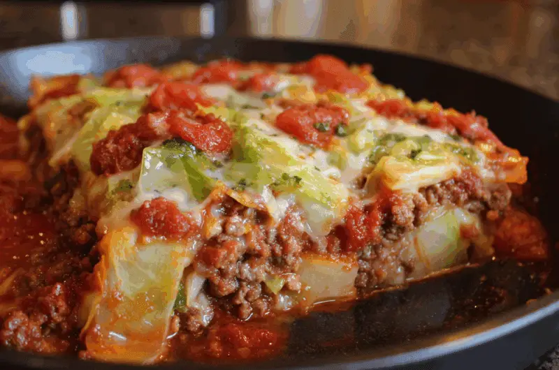 Ultimate Unstuffed Cabbage Roll Casserole