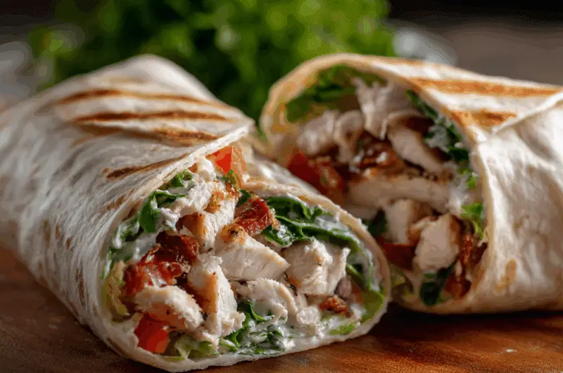 10-Minute Chicken Wraps