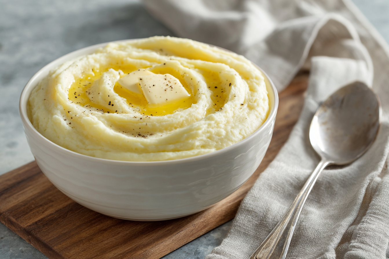Restaurant-Style Garlic Butter Mashed Potatoes